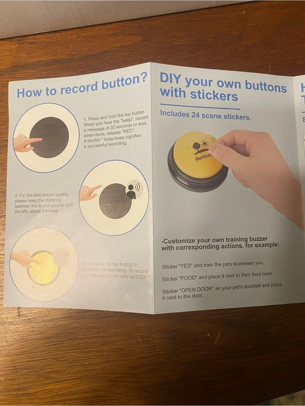 Dog Communication Buttons - Multi-Color Set - Picture 5 of 5
